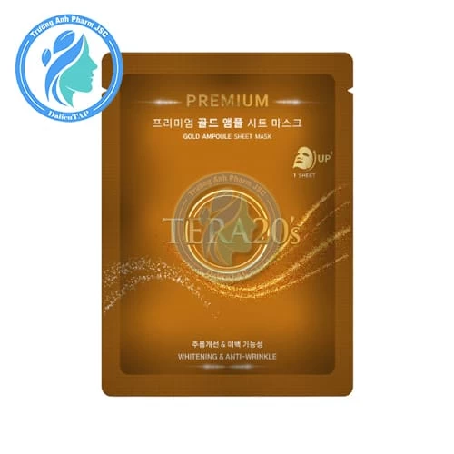 Mặt nạ TERA20's Premium Gold Ampoule Sheet Mask 30ml